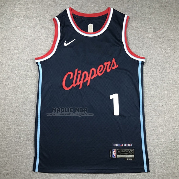 Maglia
 James Harden NO 1 Los Angeles Clippers Icon 2024-25 Blu
